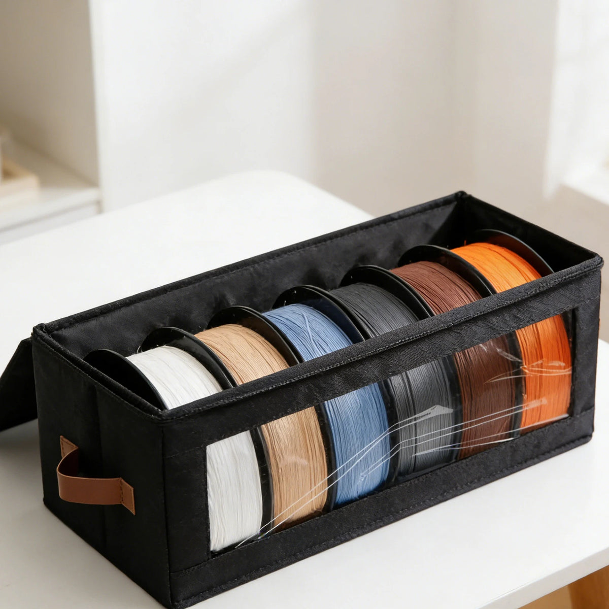 3D Filament Storage Cabinet – 6 Spool Organizer with Desiccants