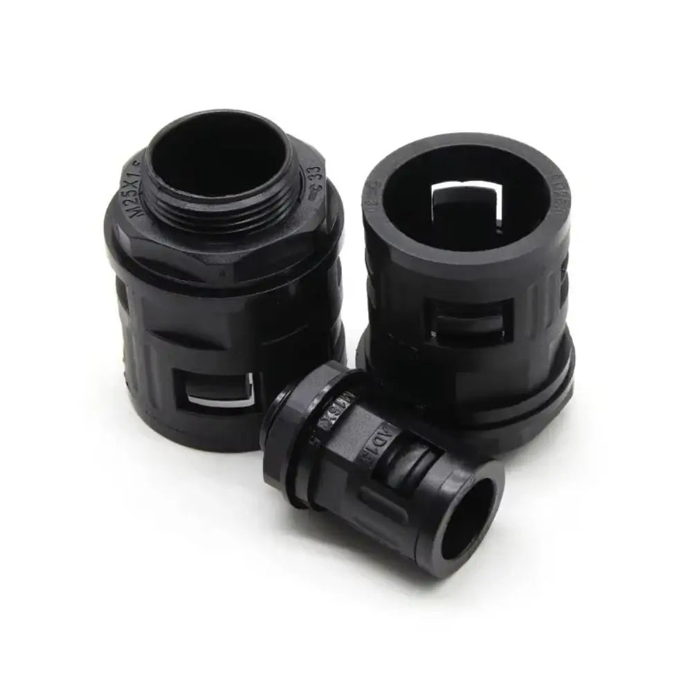 10-Pack Nylon Corrugated Pipe Joints AD10–AD54.5 IP65 Flange