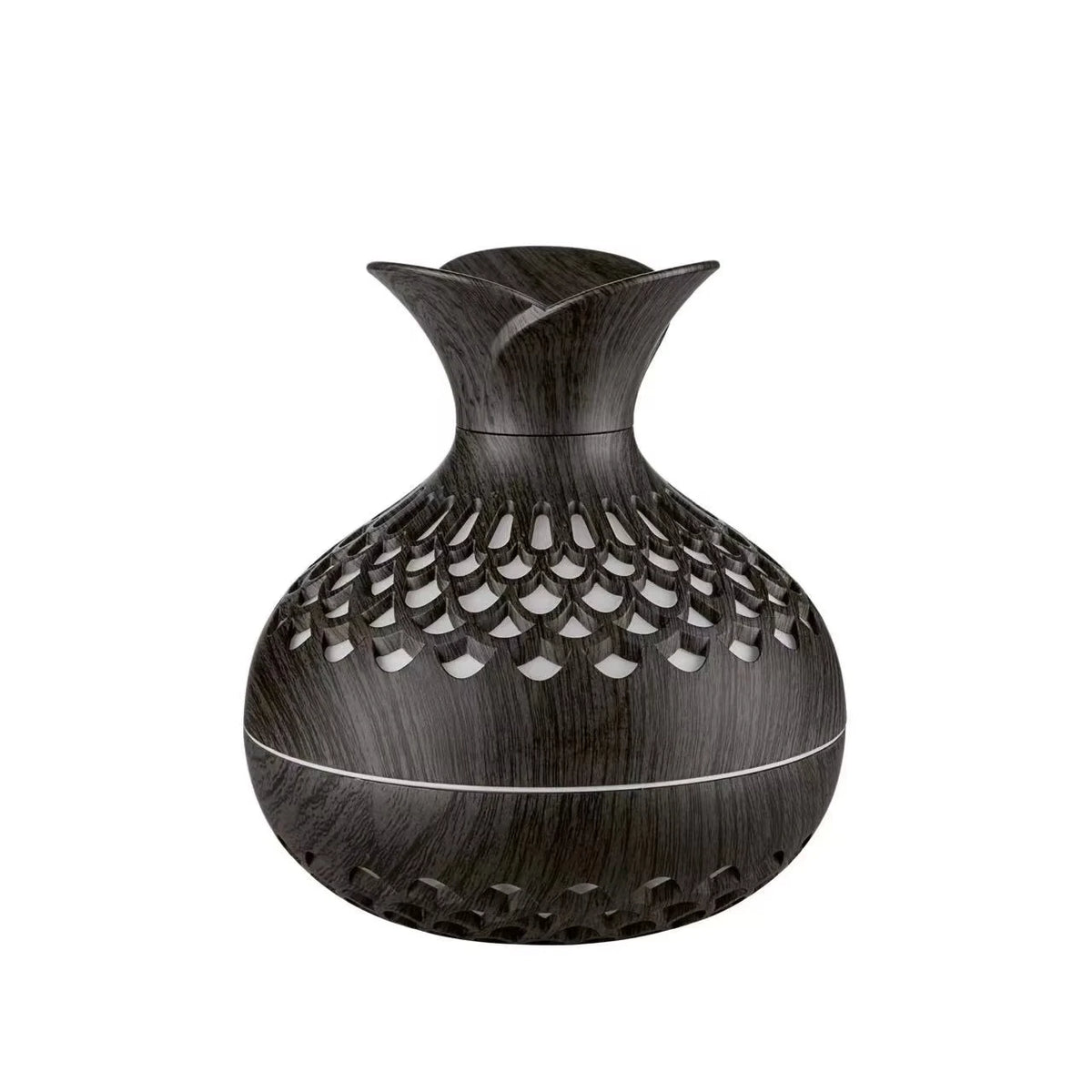 Wood Grain Mini USB Ultrasonic Humidifier & Aroma Diffuser 300ml