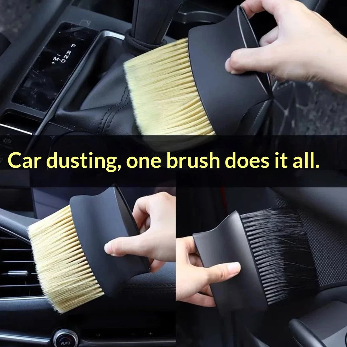 VIBE Car Interior Detailing Brush – Dashboard & Air Vent