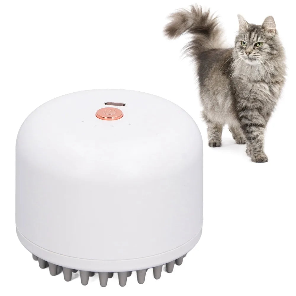 Electric Pet Massage Brush – Cat & Dog Grooming Tool