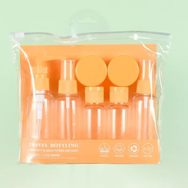 Travel Refillable Bottle Set – Portable Cosmetic Containers 8 Pc