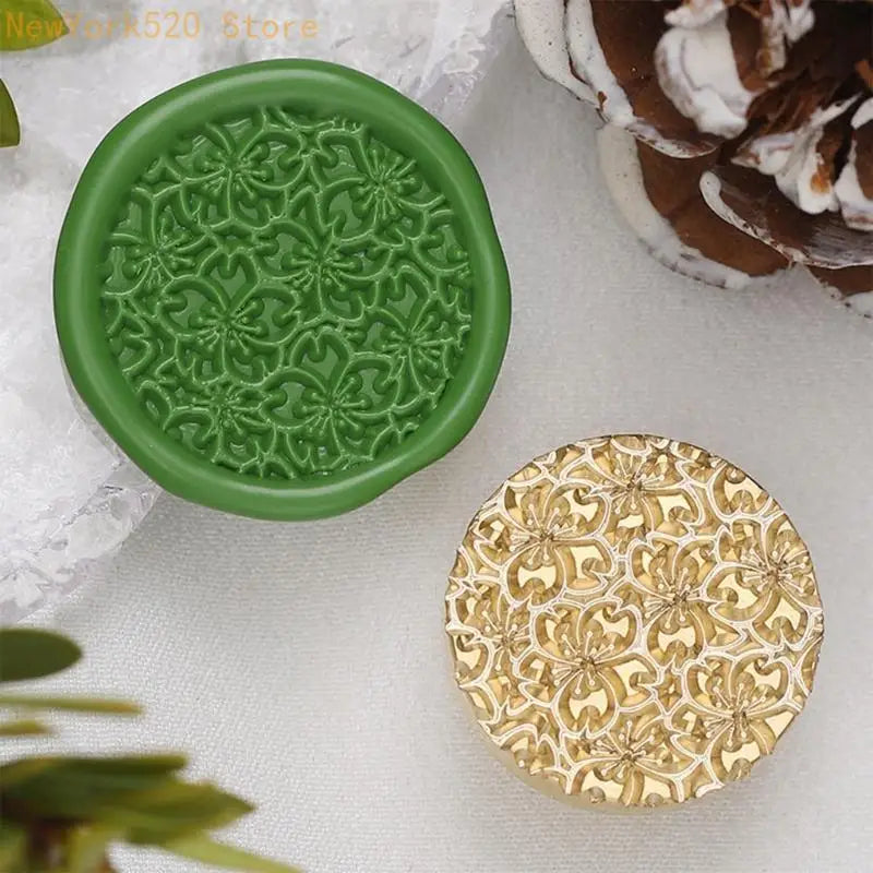 Wreath Pattern Wax Seal Stamp Head – Cards, Invitations & Crafts