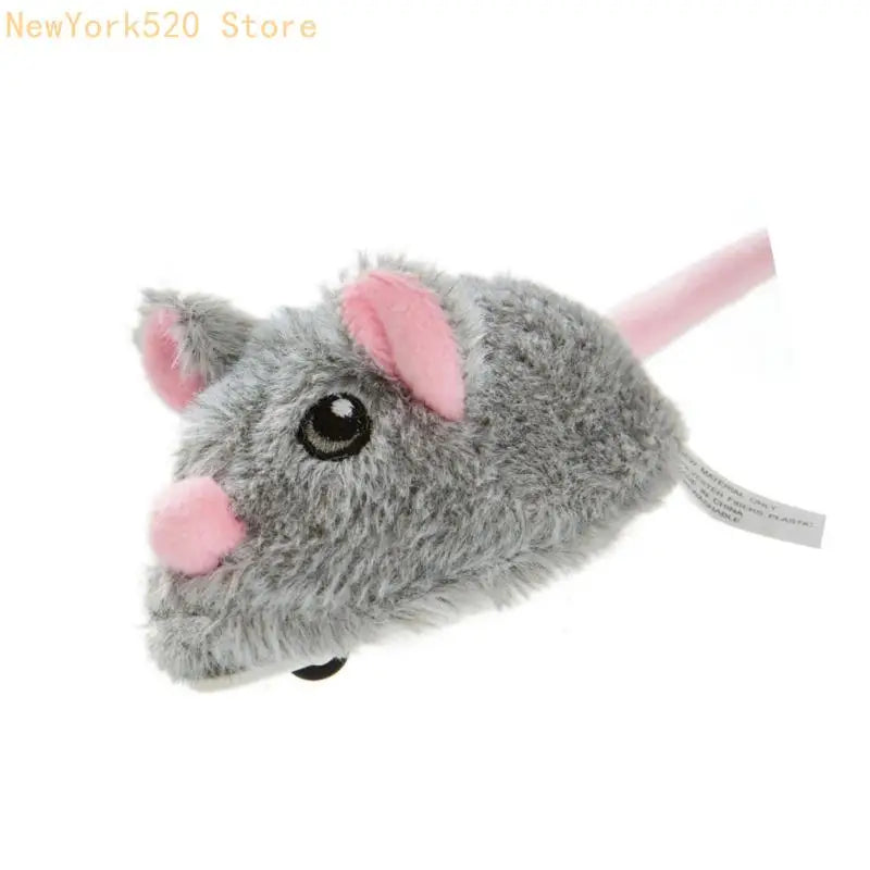 Electric Mouse Cat Toy – Auto Direction Change & Wiggling Tail