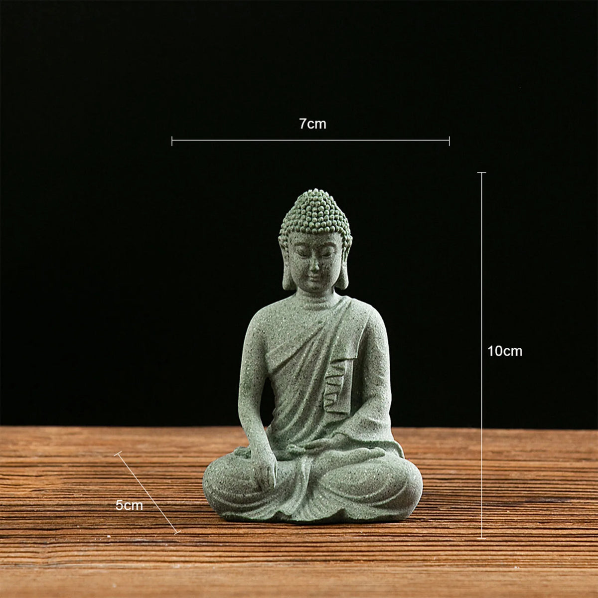 Meditating Buddha Stone Statue – Spiritual Home Décor & Gift