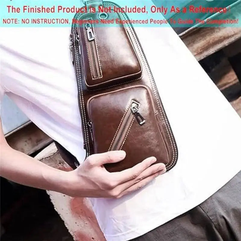 Acrylic Sling Bag Leather Template – Crossbody Chest Bag Stencil