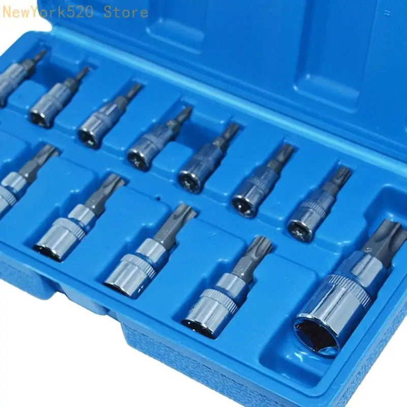 13-Piece Socket Wrench Bit Set T8–T60 | Auto Repair Tool Kit