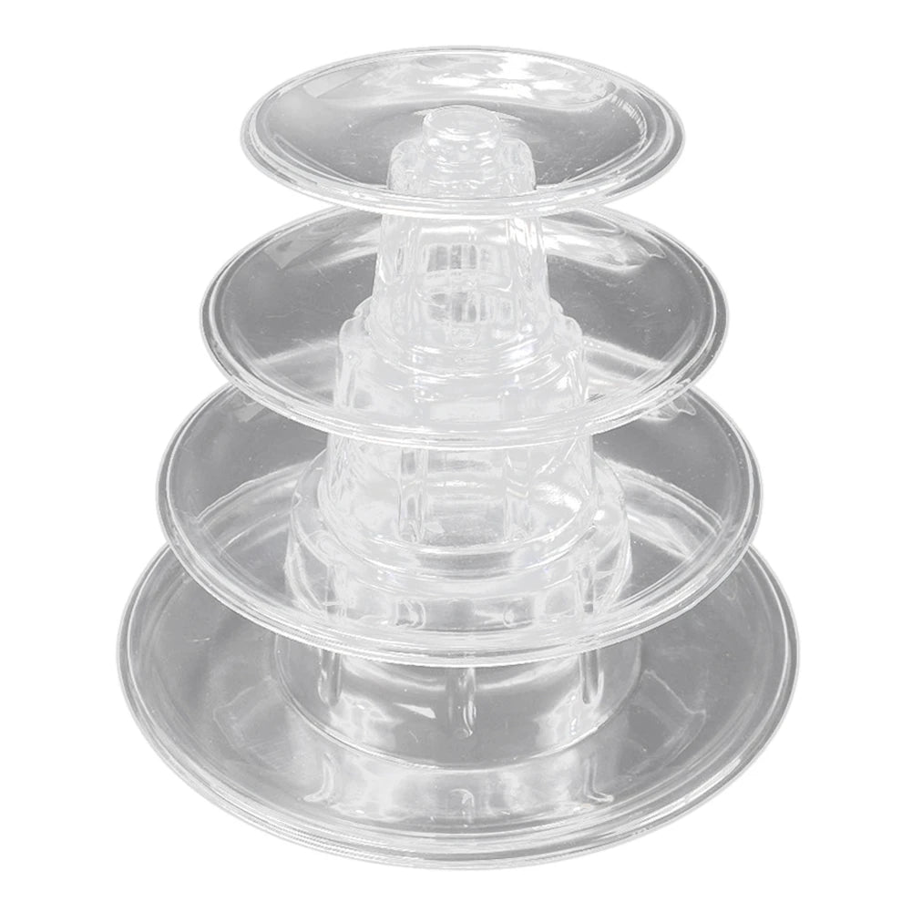 4-Layer Macaron Tower Stand – Cupcake & Cake Display