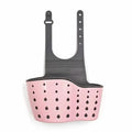 Adjustable Kitchen Sink Drain Basket – Sponge & Soap Holder