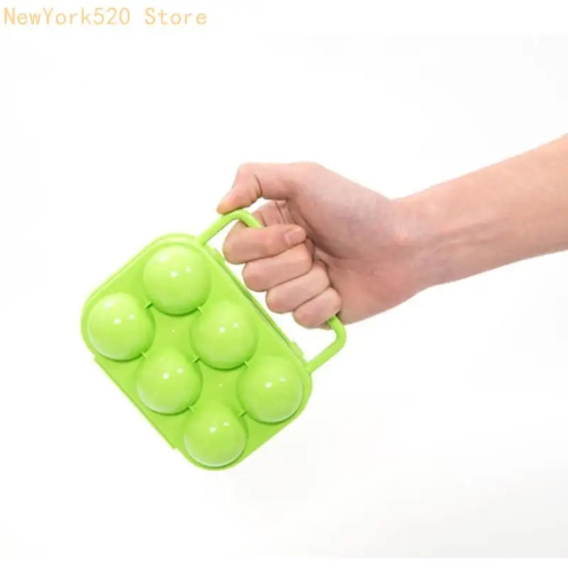 Portable Plastic Egg Carrier Box – Camping & Travel Organizer
