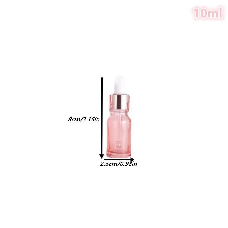 Glass Dropper Bottles 5–100ml Rose Gold Lid | Essential Oil