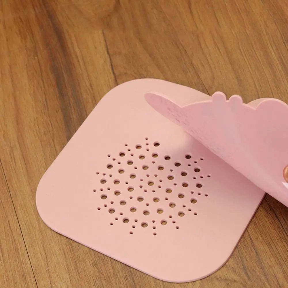 Cartoon Cat Silicone Floor Drain Cover – Anti-Odor Strainer