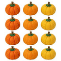 12-Pack Wool Felt Mini Pumpkins – Fall & Thanksgiving Décor
