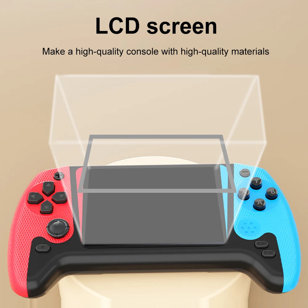 Retro Handheld Game Console – 500 Games, 3.5" LCD, TV Connect
