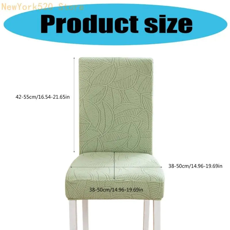 Elastic Spill-Resistant Dining Chair Cover Polyester Slipcover
