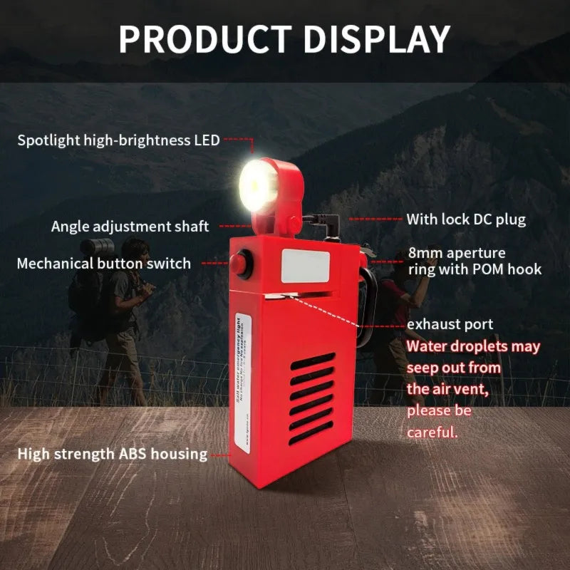 VIBE Salt Water LED Lamp – Battery-Free Camping & Emergency Light