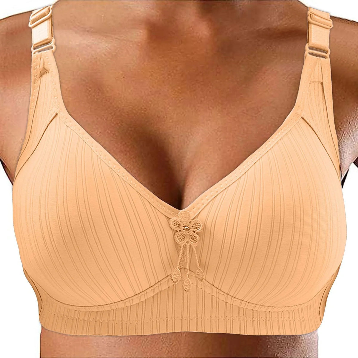 Women's Plus Size Wireless Padded Bra – Sizes 36–46 | VIBE