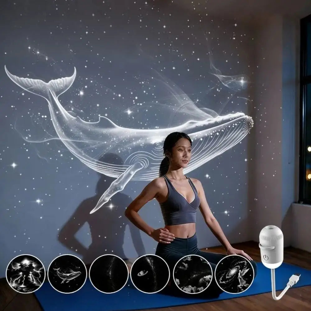 VIBE Galaxy Star Projector 360° Rotation Adjustable Brightness