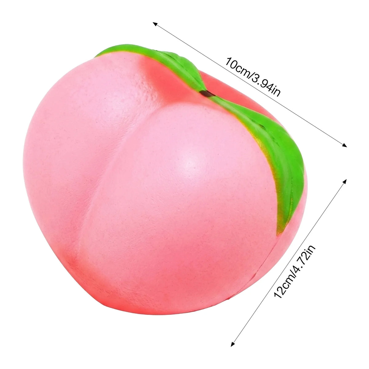 Peach Squeeze Toy Soft PU Slow Rebound Sensory Fidget Gift