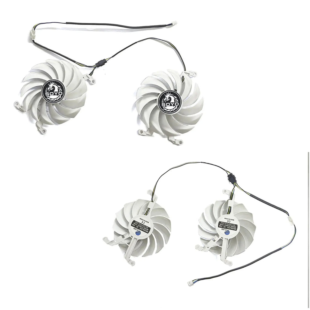 SOYO RX 5700 GPU Replacement Fan 85mm 4-Pin Double Fan