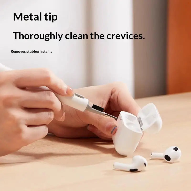 3-in-1 Bluetooth Earbuds Cleaning Tool Kit – Portable