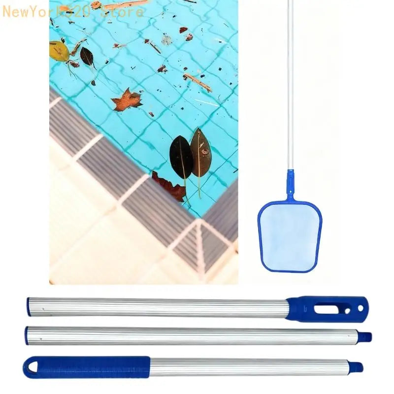 Telescopic Aluminum Pool Cleaning Pole – 8 to 15 ft