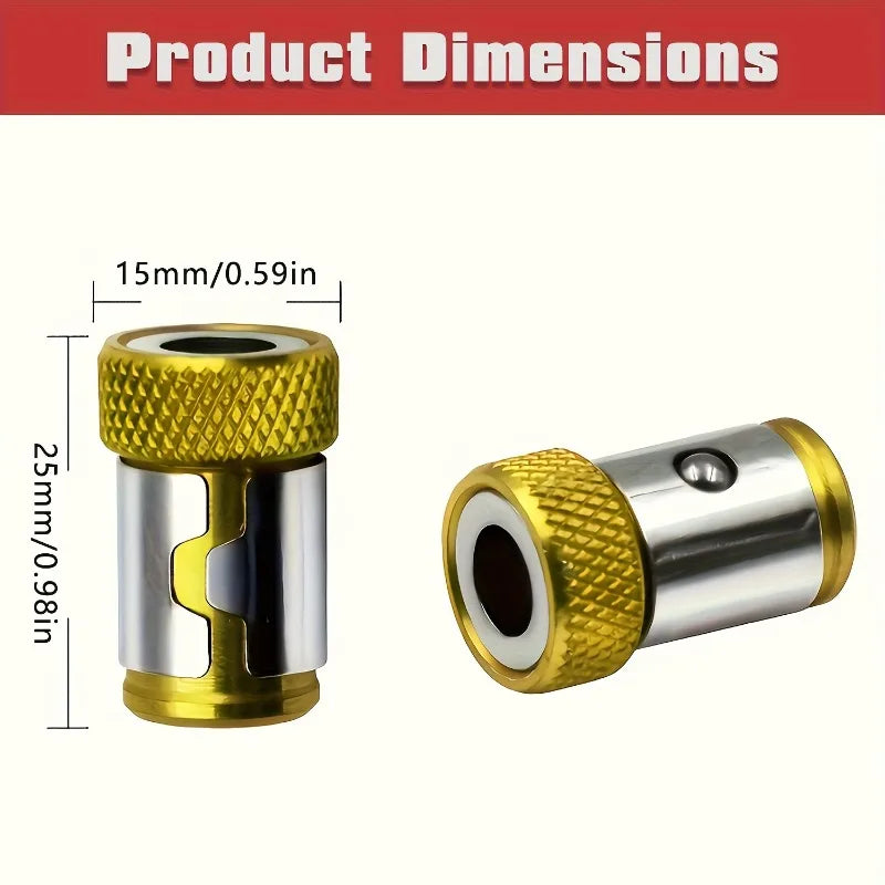 2-Pack Magnetic Phillips Screwdriver Bits – Extended Drill Bits
