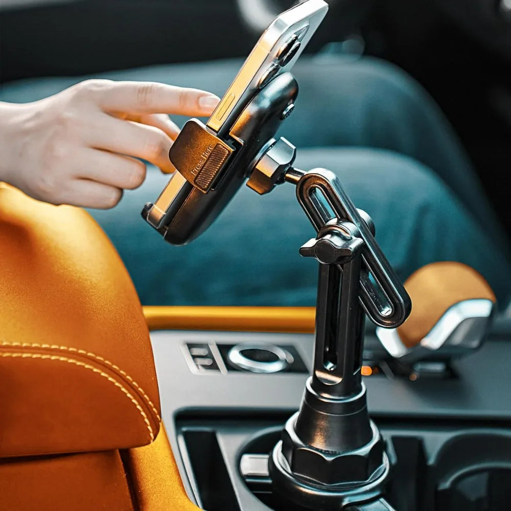 VIBE 360° Cup Holder Phone Mount – Universal Car & Golf Cart