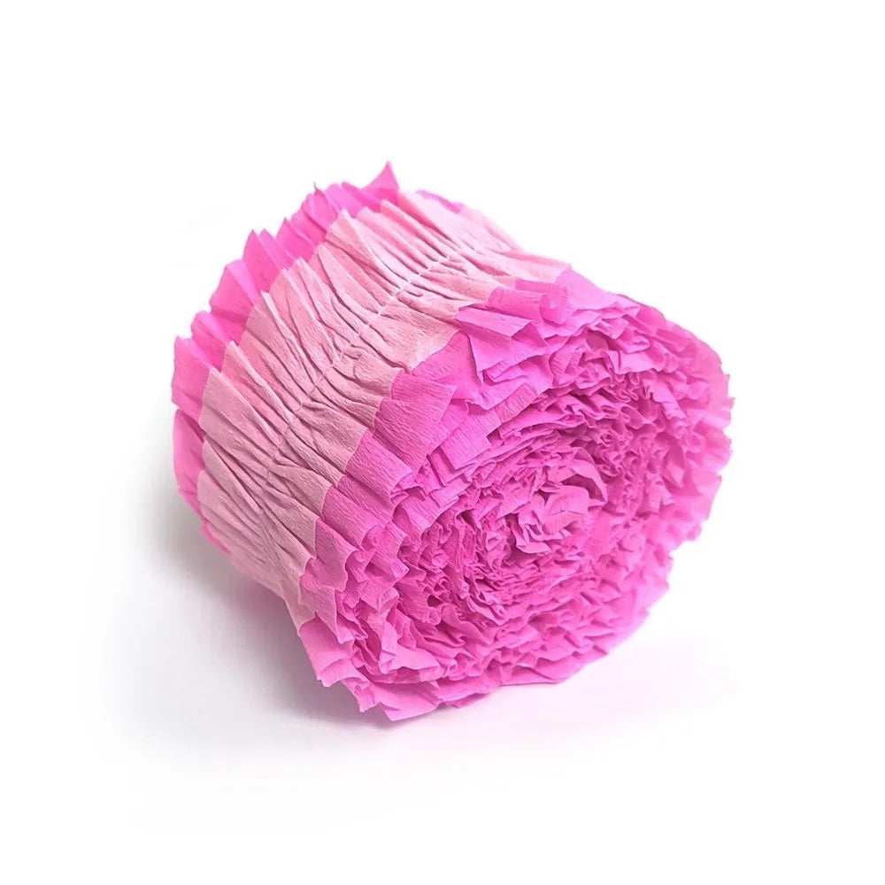 Macaron Crepe Paper Streamers 3M Colorful Party Ribbon Roll