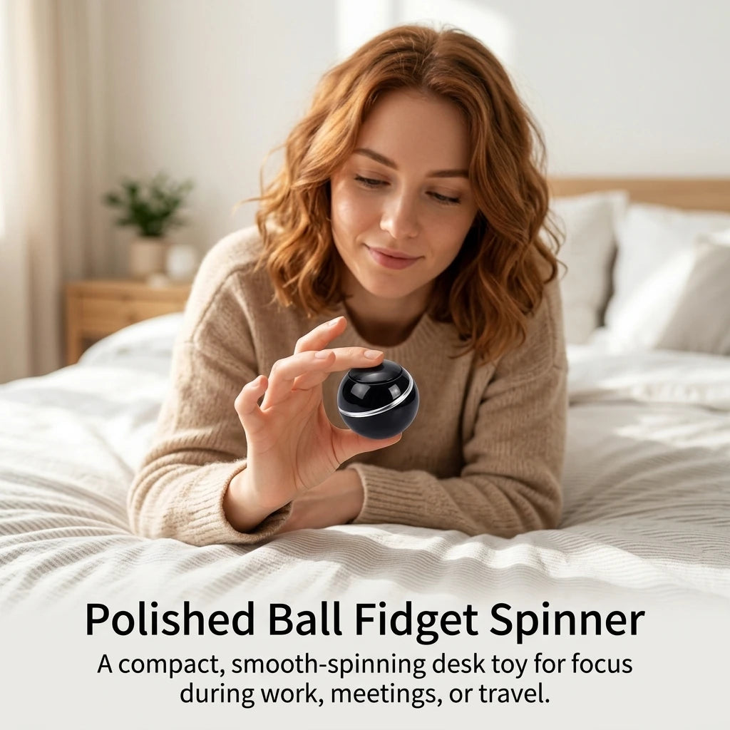 Zinc Alloy Metal Spinner Ball EDC Fidget Toy – Precision Bearing