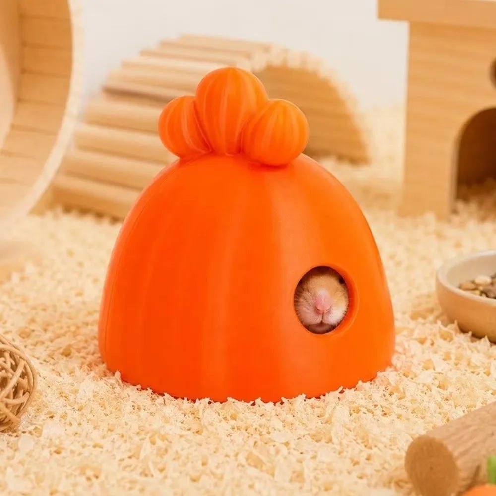 3D Printed Carrot Hamster House – Cute Plastic Sleeping Nest
