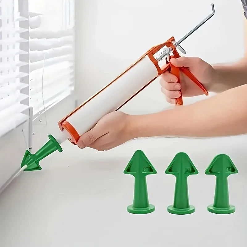 Silicone Caulking Nozzle Set – Pointed Grout & Seam Tool