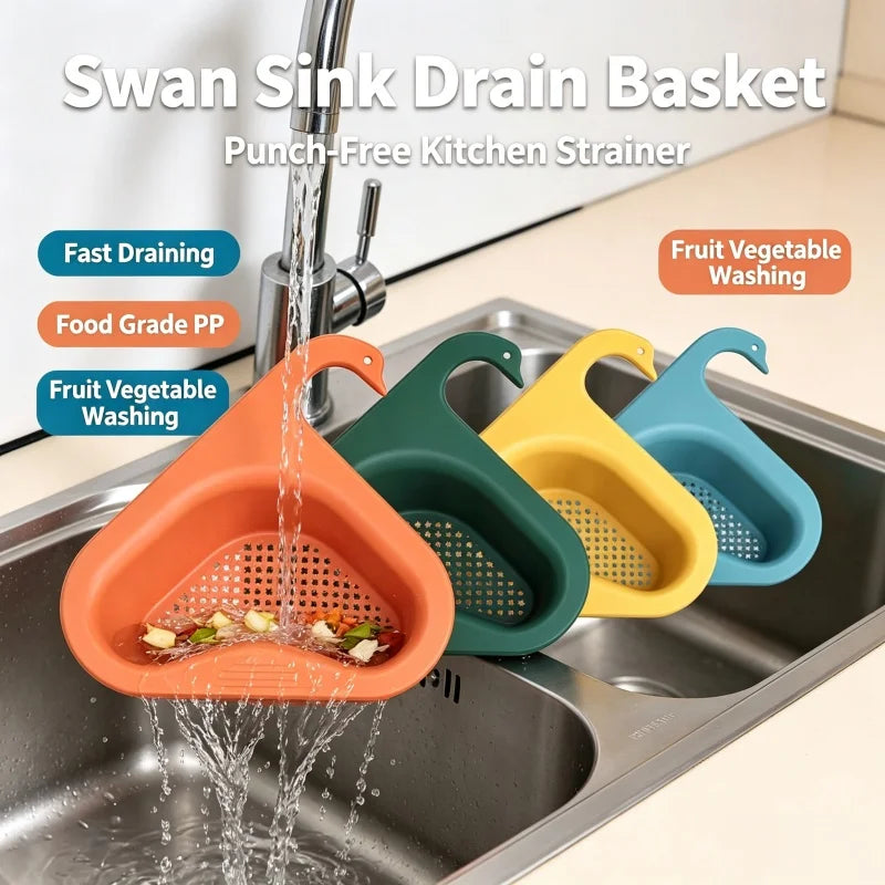 Swan Sink Drain Basket – Kitchen Strainer & Wash Basket