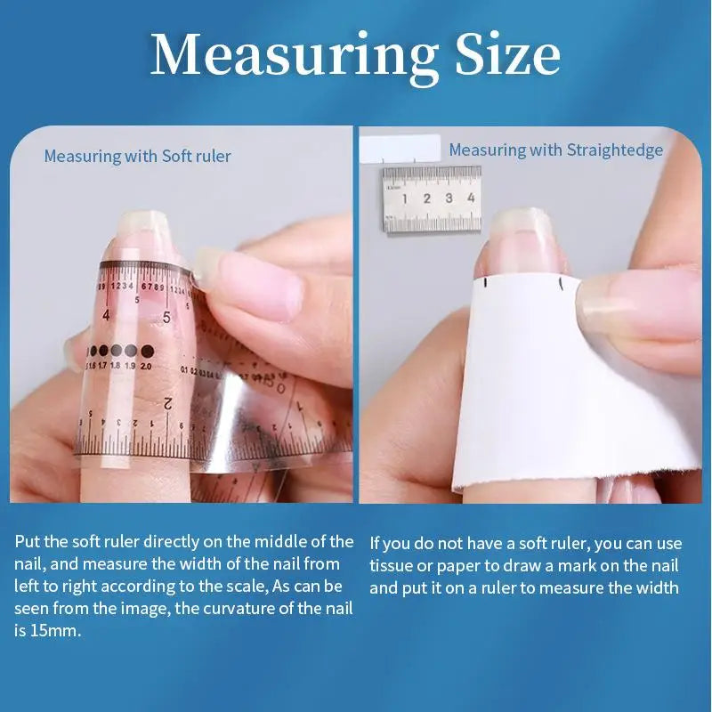 300pcs Matte Fake Nail Tips – Coffin Square Almond Oval