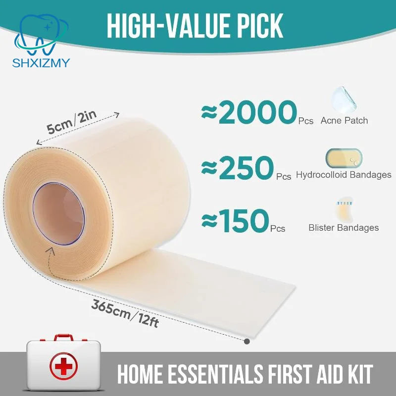 Cuttable Artificial Skin Pimple Patch Roll – TPE Wound Cover