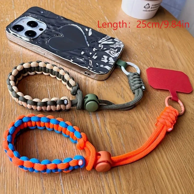 Cute Phone Wrist Lanyard Twist Rope Anti-Loss Pendant Strap