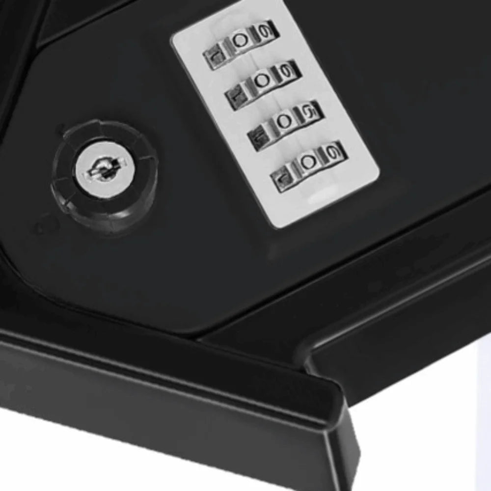 Wall Mounted 4-Digit Combination Key Lock Box – Zinc Alloy