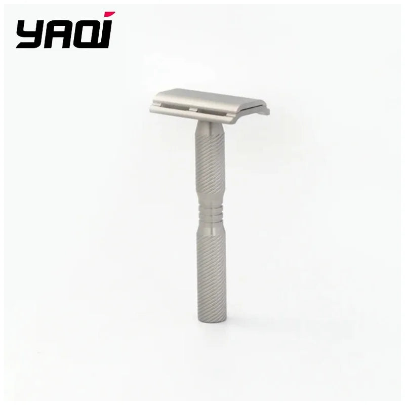 YAQI Ghost Titanium Safety Razor – Lightweight Men's Shaver