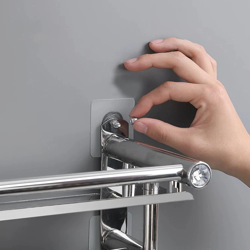 No-Drill Adhesive Wall Hooks – Picture Frame & Kitchen Hanger