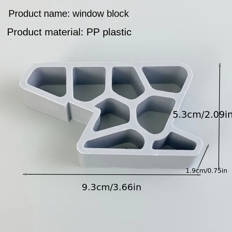 Non-Slip Window & Balcony Door Stop Rail Lock Clip