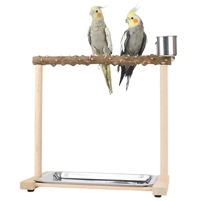 Parrot Bird Playground Stand – Swing, Ladder & Puzzle Rack