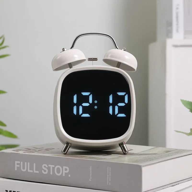Voice Control LED Digital Alarm Clock – Loud, Night Mode