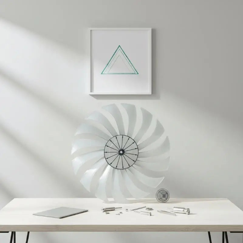 14-Inch Replacement Fan Blade with Nut – Quiet 35-Blade Universal Fit