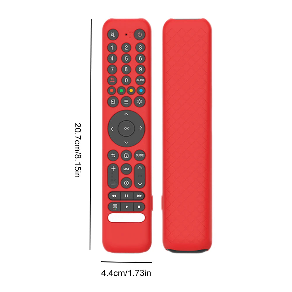 Silicone Remote Cover for TCL RC716 RC833 GUB1 – Glow Anti-Slip