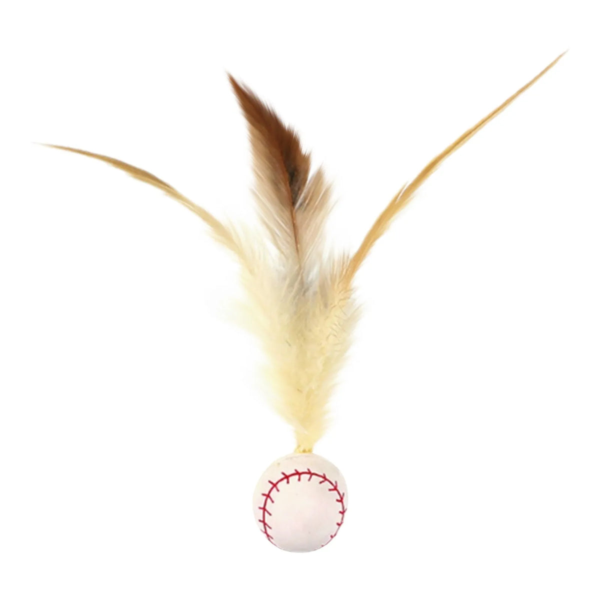 Interactive Cat Feather Ball Toys with Catnip – 3-Pack