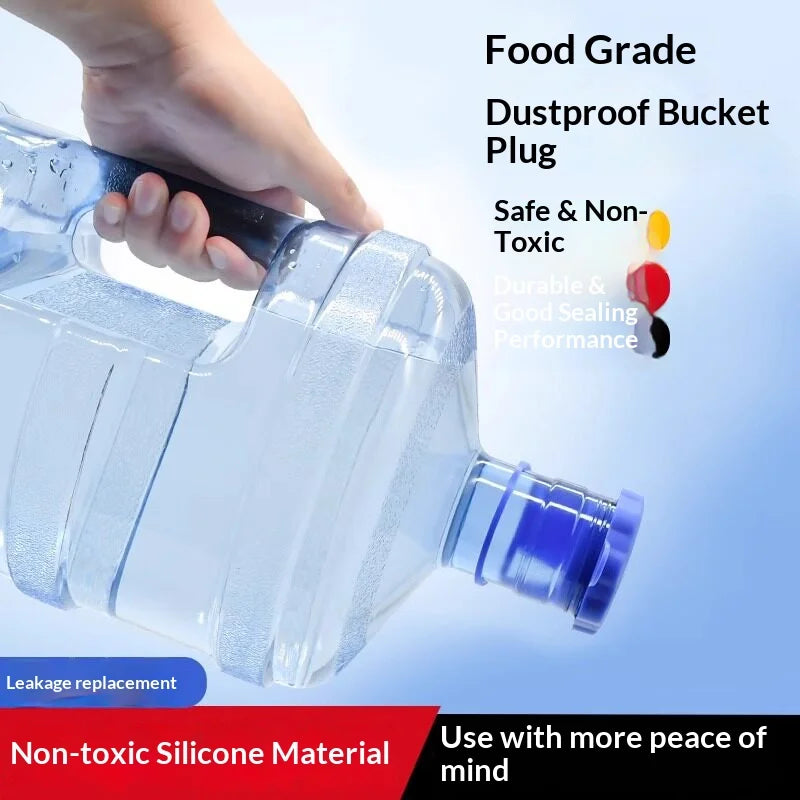 Silicone Gallon Water Bottle Cap – 3-Layer Leakproof Seal