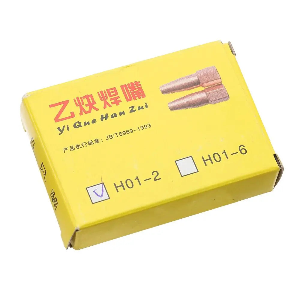 H01-2 Pure Copper Brazing Torch Nozzle Set 5-Piece | Sizes 1#–5#
