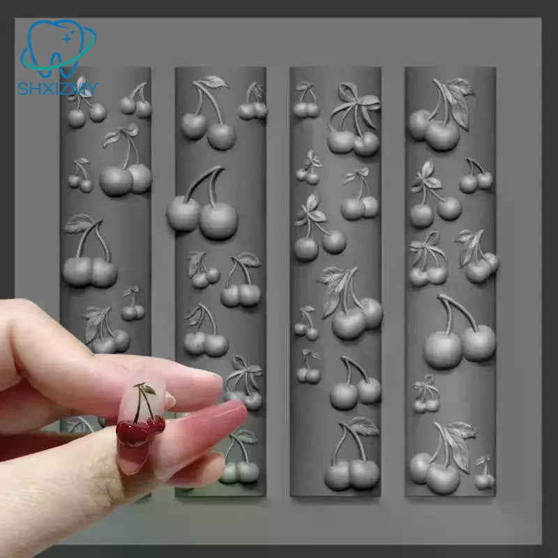 3D Rose Butterfly Silicone Nail Art Mold – DIY Manicure Tool
