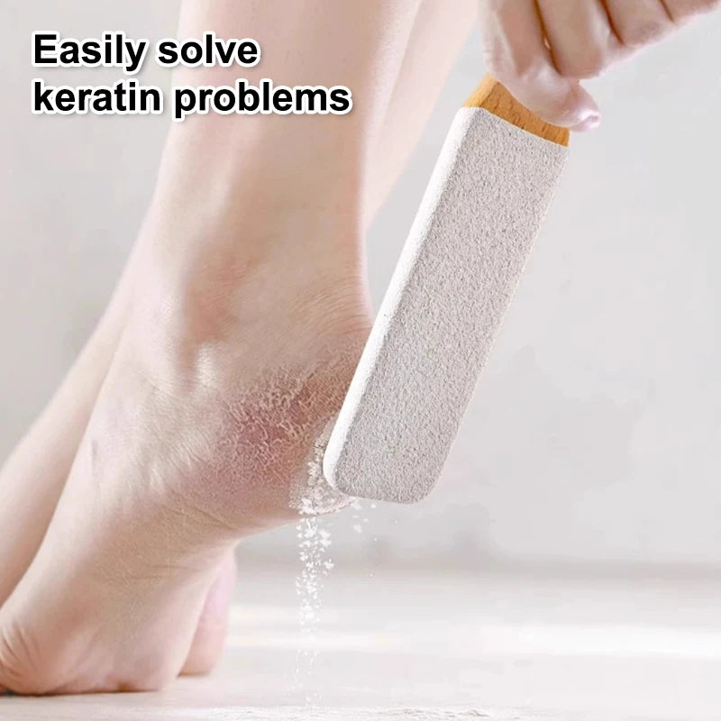 Wooden Double-Sided Foot File Callus Remover Heel Rasp Pedicure