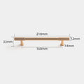 Brushed Gold Aluminum Cabinet Handles & Drawer Pulls